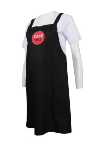 AP105 供應圍裙 自製l繡花logo圍裙 專業訂製圍裙 複合式咖啡館 長圍裙 生產商